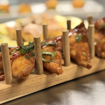 Basil Chicken Wontons